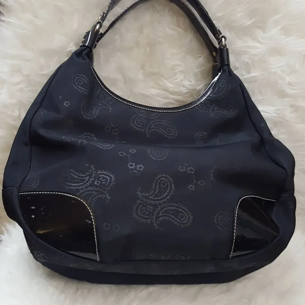 Kate Spade NY Nylon Leather Hobo